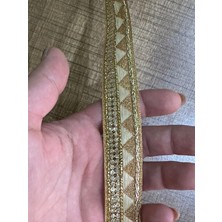 Gönülden Tasarım En 2.50 cm  Sim Işleme Hindistandan Gelen Tasarım Şerit Bordür 1 Metre