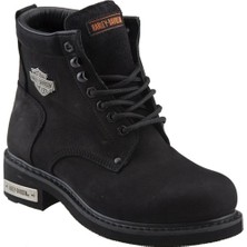 Harley Davidson Gibson Siyah Nubuk Kadın Bot
