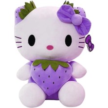 Hediye Nest Hello Kitty Peluş 35CM Pembe/Mor/Kırmızı