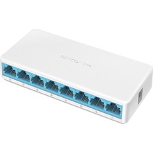 İthalnet Tp-Lınk Mercusys MS108 10/100 Mbps 8 Port Ethernet Swıtch (81)