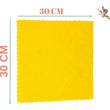 Renkli Mikrofiber Temizlik Bezi 30X30CM 4 Adet