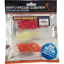 Savage Gear Lrf Ragworm Kit 18+2 Adet (Uv-Red-Pink-Glow)