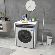 Enda Home Çamaşır Makinesi Dolabı 89x65 cm Beyaz
