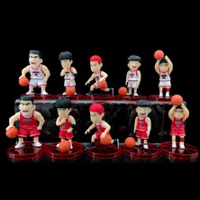 Red Ocean Great Sage Slam Dunk'ı Çevreleyen 5 Çeşit Slam Dunk Kırmızı ve Beyaz Çanta El Yapımı Ofis Modeli Süsleri (Yurt Dışından)