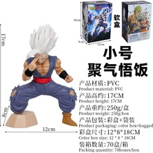 Red Ocean Dragon Ball Serisi Canavar Sun Wuhan'ın Çömelme Duruşu ve Dalgalar Göndermesi, Gohan'ın Enerji Toplaması, Gohan El Modeli Süsleri (Yurt Dışından)
