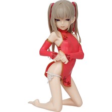 Red Ocean Cheongsam Alice Figürü AS109 Iki Boyutlu Anime Kız Modeli Süsler Sevimli Kalkış (Yurt Dışından)