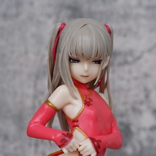 Red Ocean Cheongsam Alice Figürü AS109 Iki Boyutlu Anime Kız Modeli Süsler Sevimli Kalkış (Yurt Dışından)