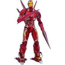 Red Ocean Avengers Iron Man MK50 Seti Sürümü Aksiyon Şekilli Kalıp Süsleme (Yurt Dışından)