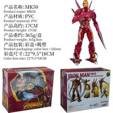 Red Ocean Avengers Iron Man MK50 Seti Sürümü Aksiyon Şekilli Kalıp Süsleme (Yurt Dışından)