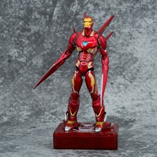 Red Ocean Avengers Iron Man MK50 Seti Sürümü Aksiyon Şekilli Kalıp Süsleme (Yurt Dışından)