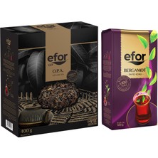 Efor Opa Ceylon Çayı 400GR + Efor Bergomat Aromalı (Earl Grey) 500GR Çay