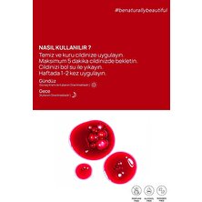 The Ceel Aha+Bha Cilt Tonu Eşitleyici & Yenileyici Kırmızı Peeling Serum 30 ml