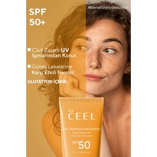 The Ceel Spf 50+ Leke Karşıtı Tüm Ciltler İçin Yüksek Korumalı Güneş Kremi 50 ml