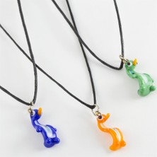 Feryal Ördek Cam Kolye