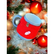 Mug Mugme Düğmeli Eğleceli Hediyelik Bardak Fincan Termos Mug Tutucu Giysisi