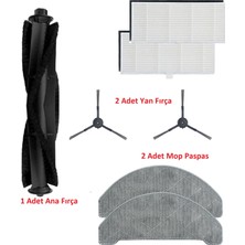 Lin Grup Vıomı S9 Uyumlu Yedek Hepa Filtre - Fırça -Mop Paspas Seti