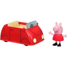 Peppa Pig Tekli Figür ve Araç Red Car F2185-F2212