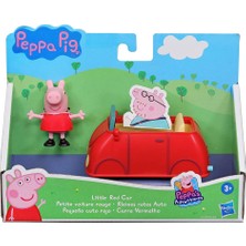 Peppa Pig Tekli Figür ve Araç Red Car F2185-F2212