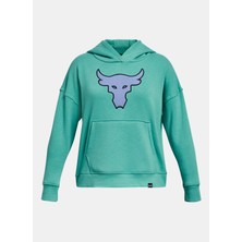 Under Armour Mavi Kız Çocuk Sweatshirt 1379027-369 Pjt Rck Brhma Bull Flee