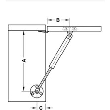 Std 2 Set Marka 80N - Gazlı Kalkar Kapak Piston Amartisör Seti