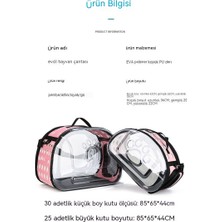 Asics Qıchu Moda Şeffaf Kedi Çantası Tote Omuz Nefes Köpek Outing Omuz Crossbody Çanta Katlanabilir Çok Kullanımlı Pet Çanta (Yurt Dışından)