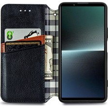 Yihang Boutique Sony Xperia 1 V Kart Tutuculu Cüzdan Pu Deri Çevirme Çubuğu Telefon Kılıfı (Yurt Dışından)