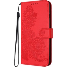 Yihang Boutique Samsung Galaxy A72 Flip Deri Manyetik Koruyucu Cüzdan Bilek Kayışı Telefon Kılıfı (Yurt Dışından)