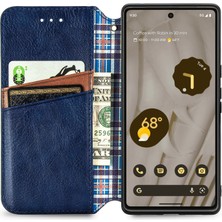 Yihang Boutique Google Pixel 7A Kart Tutuculu Cüzdan Pu Deri Çevirme Çubuğu Telefon Kılıfı (Yurt Dışından)