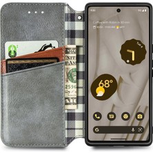 Yihang Boutique Google Pixel 7A Kart Tutuculu Cüzdan Pu Deri Çevirme Çubuğu Telefon Kılıfı (Yurt Dışından)