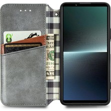 Yihang Boutique Sony Xperia 1 V Kart Tutuculu Cüzdan Pu Deri Çevirme Çubuğu Telefon Kılıfı (Yurt Dışından)