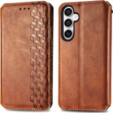 Yihang Boutique Samsung Galaxy S23 Fe Kart Tutuculu Cüzdan Pu Deri Çevirme Çubuğu Telefon Kılıfı (Yurt Dışından)