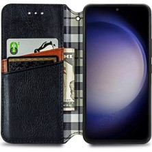Yihang Boutique Samsung Galaxy S23 Fe Kart Tutuculu Cüzdan Pu Deri Çevirme Çubuğu Telefon Kılıfı (Yurt Dışından)