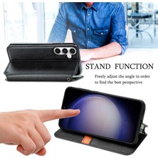 Yihang Boutique Samsung Galaxy S23 Fe Kart Tutuculu Cüzdan Pu Deri Çevirme Çubuğu Telefon Kılıfı (Yurt Dışından)