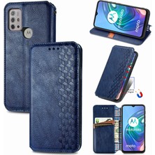 Yihang Boutique Motorola Moto G30 Kart Tutuculu Cüzdan Pu Deri Çevirme Çubuğu Telefon Kılıfı (Yurt Dışından)