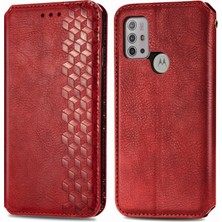 Yihang Boutique Motorola Moto G30 Kart Tutuculu Cüzdan Pu Deri Çevirme Çubuğu Telefon Kılıfı (Yurt Dışından)