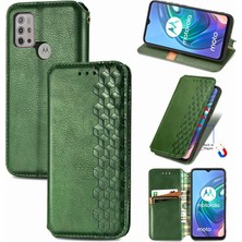 Yihang Boutique Motorola Moto G30 Kart Tutuculu Cüzdan Pu Deri Çevirme Çubuğu Telefon Kılıfı (Yurt Dışından)