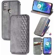 Yihang Boutique Motorola Moto G30 Kart Tutuculu Cüzdan Pu Deri Çevirme Çubuğu Telefon Kılıfı (Yurt Dışından)