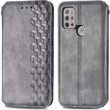 Yihang Boutique Motorola Moto G30 Kart Tutuculu Cüzdan Pu Deri Çevirme Çubuğu Telefon Kılıfı (Yurt Dışından)