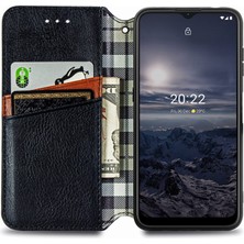 Yihang Boutique Nokia G21 Kart Tutuculu Cüzdan Pu Deri Çevirme Çubuğu Telefon Kılıfı (Yurt Dışından)