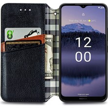 Yihang Boutique Nokia G11 Plus Kart Tutuculu Cüzdan Pu Deri Çevirme Çubuğu Telefon Kılıfı (Yurt Dışından)