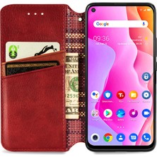 Yihang Boutique Tcl 10L Kart Tutuculu Cüzdan Pu Deri Çevirme Çubuğu Telefon Kılıfı (Yurt Dışından)