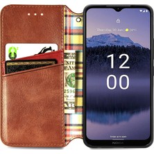 Yihang Boutique Nokia G11 Plus Kart Tutuculu Cüzdan Pu Deri Çevirme Çubuğu Telefon Kılıfı (Yurt Dışından)