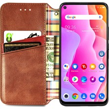 Yihang Boutique Tcl 10L Kart Tutuculu Cüzdan Pu Deri Çevirme Çubuğu Telefon Kılıfı (Yurt Dışından)