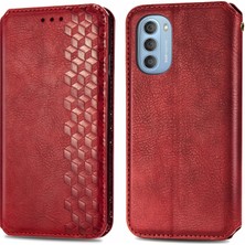 Yihang Boutique Motorola Moto G51 Kart Tutuculu Cüzdan Pu Deri Çevirme Çubuğu Telefon Kılıfı (Yurt Dışından)