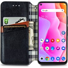 Yihang Boutique Tcl 10L Kart Tutuculu Cüzdan Pu Deri Çevirme Çubuğu Telefon Kılıfı (Yurt Dışından)