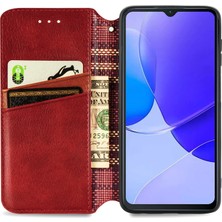 Yihang Boutique Oukitel C32 Kart Tutuculu Cüzdan Pu Deri Çevirme Çubuğu Telefon Kılıfı (Yurt Dışından)