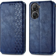 Yihang Boutique Asus Zenfone 9 Kart Tutuculu Cüzdan Pu Deri Çevirme Çubuğu Telefon Kılıfı (Yurt Dışından)