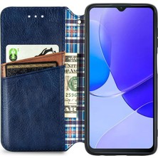 Yihang Boutique Oukitel C32 Kart Tutuculu Cüzdan Pu Deri Çevirme Çubuğu Telefon Kılıfı (Yurt Dışından)