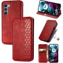 Yihang Boutique Motorola Moto G200 5g Kart Tutuculu Cüzdan Pu Deri Çevirme Çubuğu Telefon Kılıfı (Yurt Dışından)