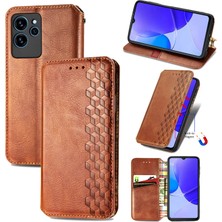 Yihang Boutique Oukitel C32 Kart Tutuculu Cüzdan Pu Deri Çevirme Çubuğu Telefon Kılıfı (Yurt Dışından)